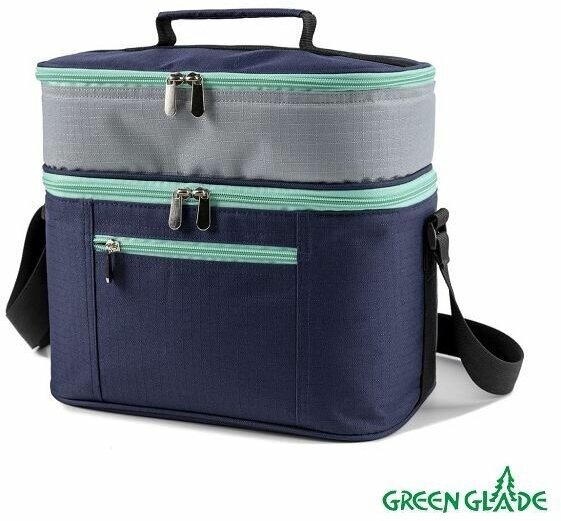 Набор для пикника Green Glade T3306, 21 премд., синий/серый