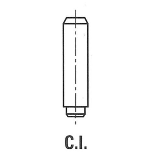 Втулка Клапана Volkswagen Первый Ремонт Для G2664 Freccia арт. g2665