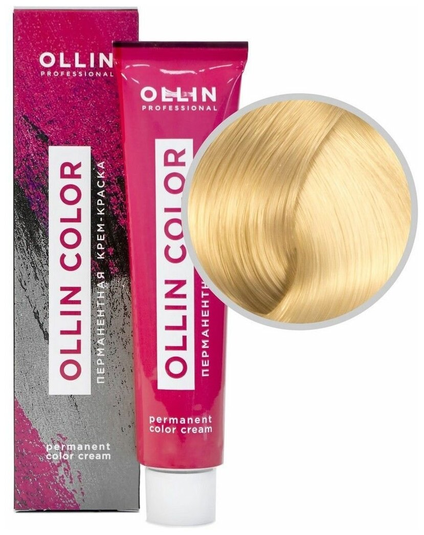 OLLIN Professional Color перманентная крем-краска для волос, 11/0 специальный блондин натуральный, 100 мл - фотография № 3