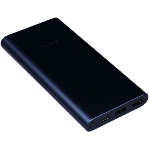 Внешний портативный аккумулятор Xiaomi Mi Power Bank 3, 10000 мАч, 22.5W, Fast Charge QC3.0, Быстрая (Серебристый, PB100DZM)