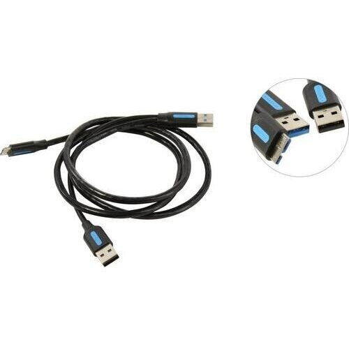 USB 3.0 A -> micro B + доп. питание Vention CQPBF кабель vention 3 в 1 usb 2 0 am micro b usb c lightning m 1м арт cqjhf