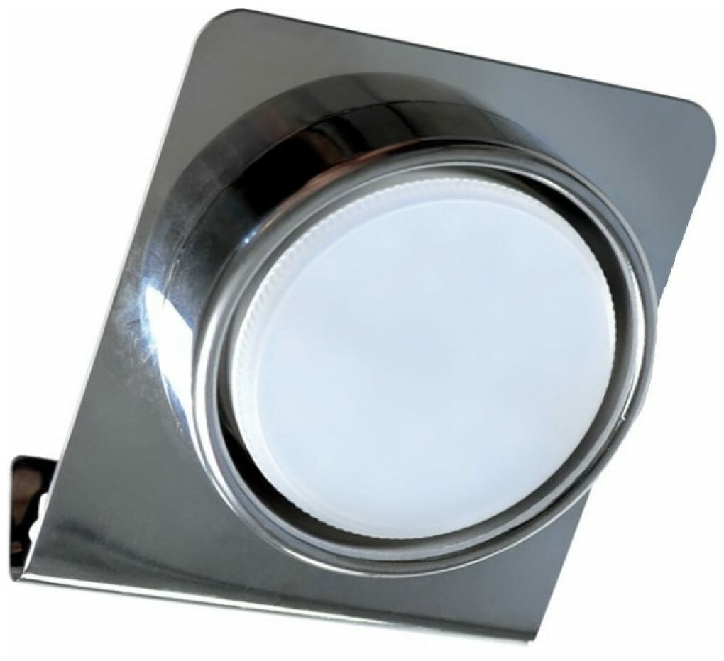 Светильник накладной угловой GX53S-АС металл под лампу GX53 230В хром IN HOME - фотография № 2