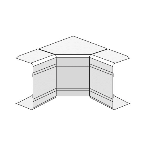 DKC NIAV Белый Угол внутренний изменяемый 60x40 (70-120град) 01723