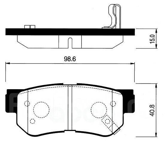 Колодки тормозные дисковые к т 4 шт. Sangsin SP1117