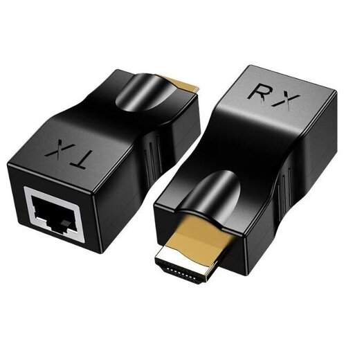 Удлинитель кабеля HDMI-LAN-HDMI до 30 метров. Адаптер-удлинитель HDMI