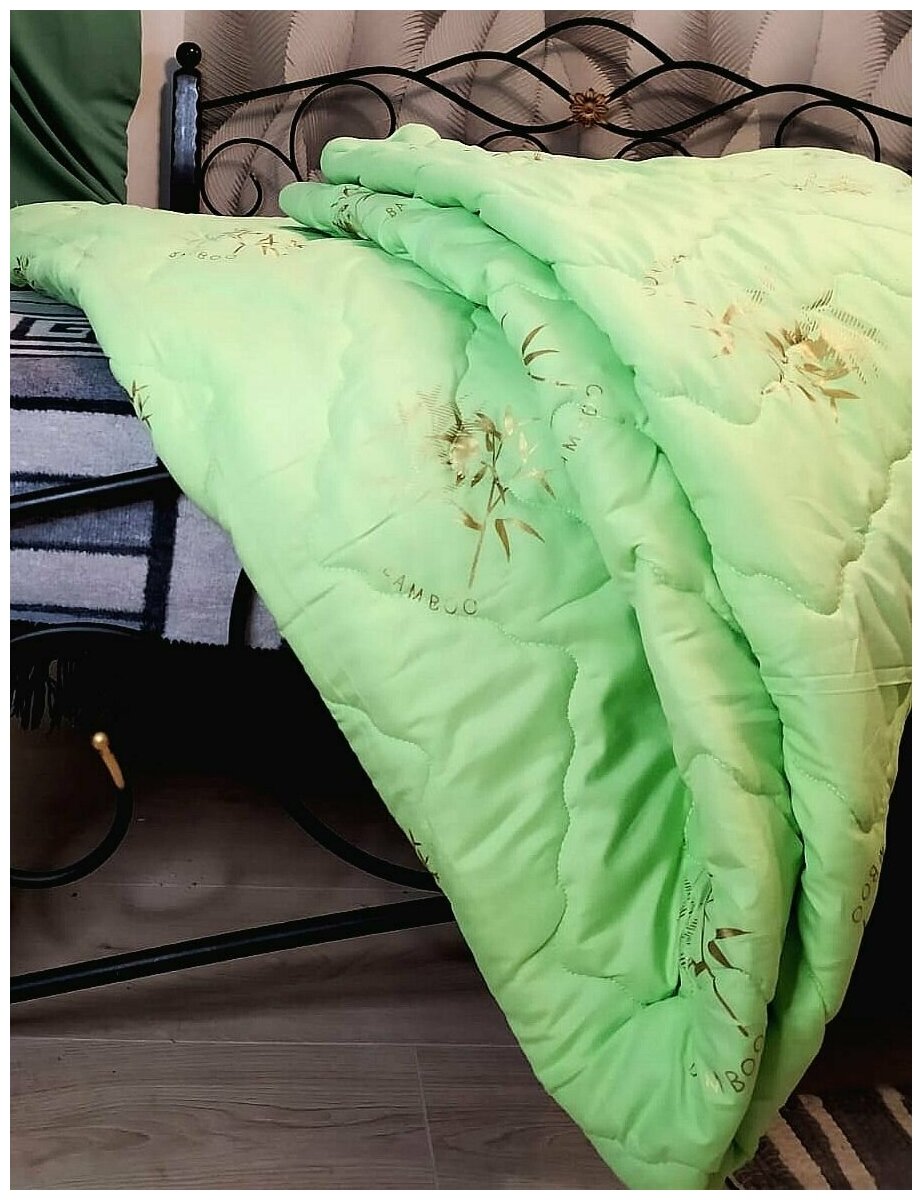 Одеяло Асика 2 - спальный 175x210 см, наполнитель Бамбук всесезон / демисезон - фотография № 3