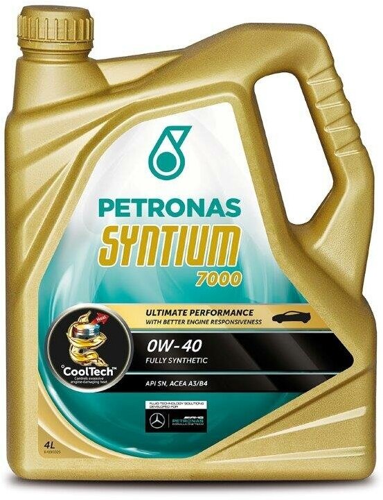 Масло моторное Petronas SYNTIUM 7000 0W40, 4л (арт. 18384019) PET-0W40-7000-4L