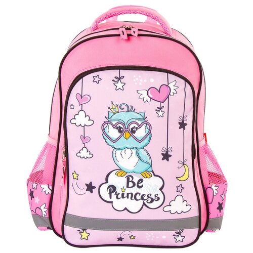 фото Пифагор рюкзак owl princess, розовый