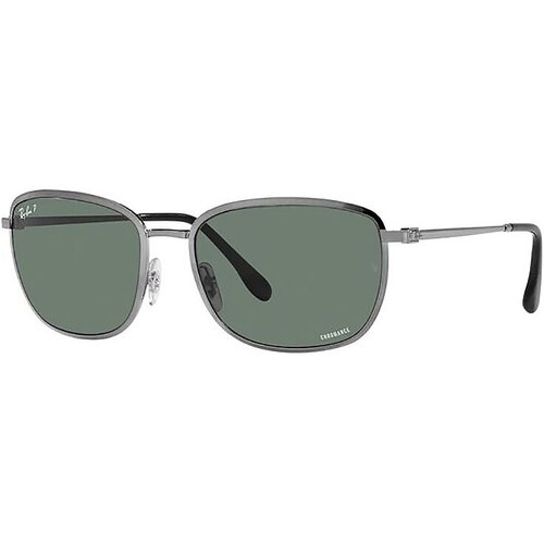 Солнцезащитные очки Ray-Ban, серебряный, зеленый ray ban rb 3648m 004 71