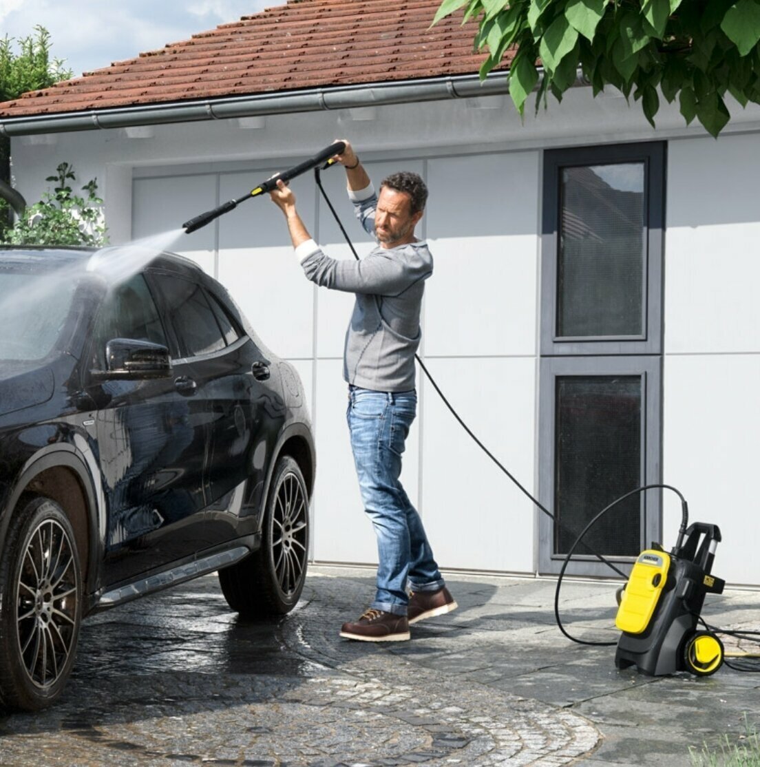 Karcher мойка высокого давления K 5 comp Черный, Желтый 500 l/h 2100 W1.630-750.0 - фотография № 10