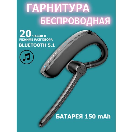 BOROFONE BC37 Черная беспроводная Bluetooth гарнитура для бизнеса для офиса 100000₽
