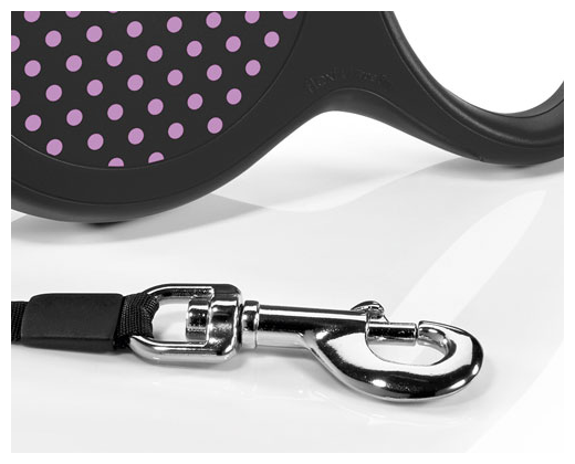 Поводок-рулетка для собак Flexi Design Classic, розовый - фотография № 3