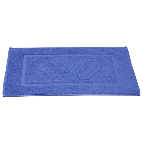 фото Karna полотенце-коврик для ног nate цвет: голубой (50х70 см) br28569