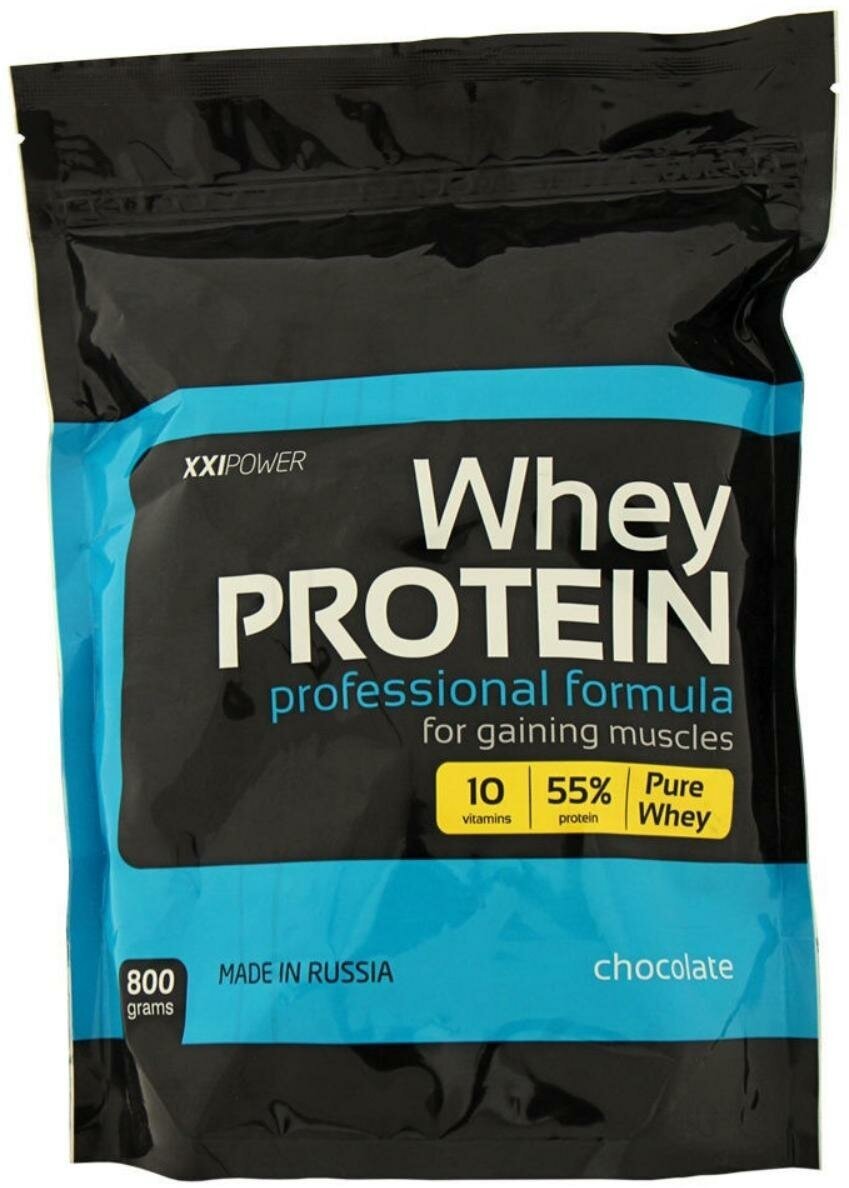 XXI Power Сывороточный протеин, вкус "Шоколад", 800 г, XXIPower