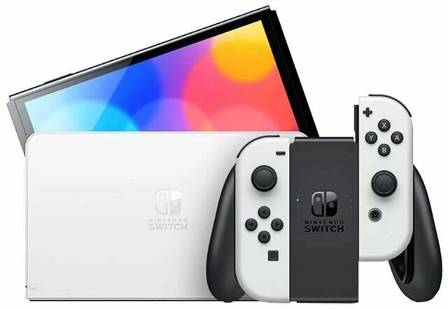 Игровая приставка Nintendo Switch OLED 64 ГБ, белый