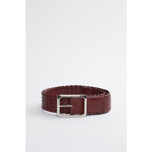 фото Ремень брючный плетеный из искусственной кожи befree 2326021019-20 коричневый