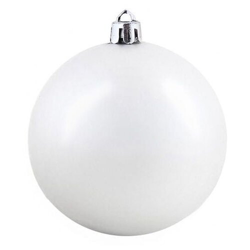 фото Набор однотонных пластиковых матовых, цвет: белый, 120 мм, упаковка 2 шт., ели peneri jnpm-12-w