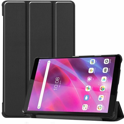 Планшетный чехол для Lenovo Tab M8 3rd Gen TB-8506, Lenovo Tab M8 TB-8505, TB-8705, Motorola Tab G20 (черный) аккумулятор l19d1p31 для lenovo tab m8 tb 8505f tb 8505x