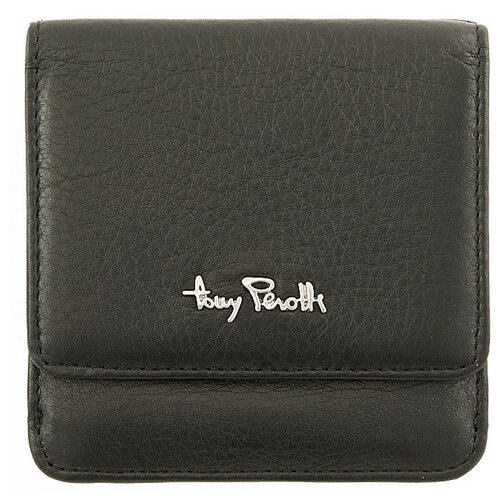 фото Кошелек tony perotti contatto, мужская, натуральная кожа, чёрный, 563252/1