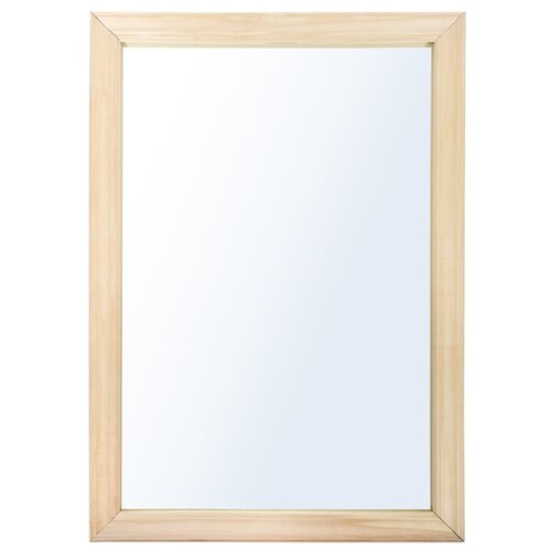 фото Зеркало прямоугольное банные штучки, липа, 40x60 см