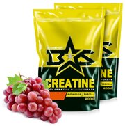 (2 УП!) Креатин моногидрат порошок Binasport "Creatine" 400 г со вкусом винограда