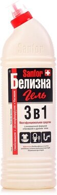 Отбеливатель Sanfor гель Белизна 3 в 1, 1 л - фотография № 8