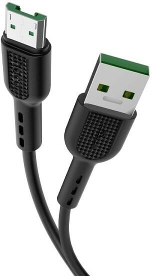 Кабель для зарядки Micro USB HOCO X33 4А черный