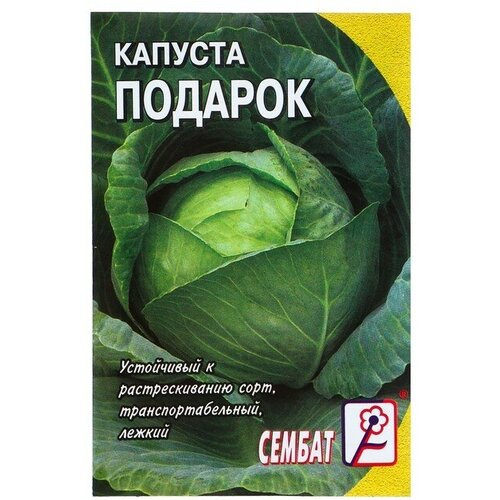 Семена Капуста белокачанная Подарок, 0,5 г капуста скороспелая белокачанная 0 5г