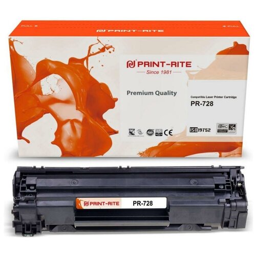 Картридж лазерный Print-Rite TFH898BPU1J PR-728 728 black ((2100стр.) для Canon i-Sensys MF4410/4430/4450/4550D) (PR-728)