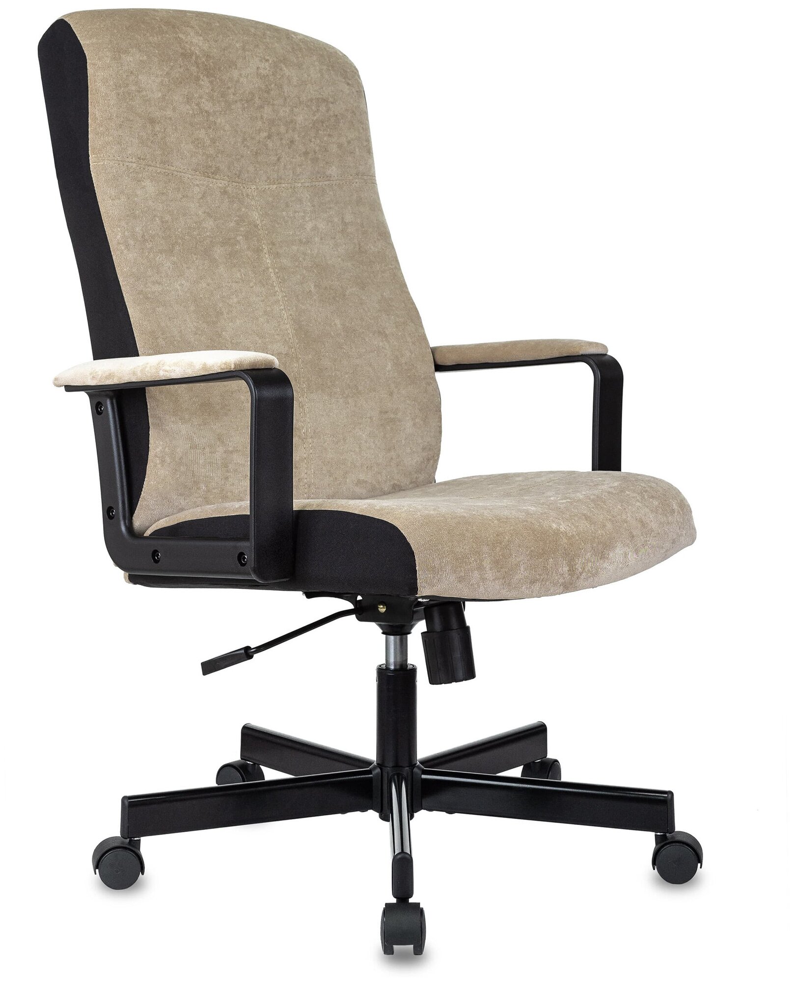 Кресло руководителя TopChairs ST-DOMINGO (Спинка и сиденье песочная ткань Light-21) - фотография № 2