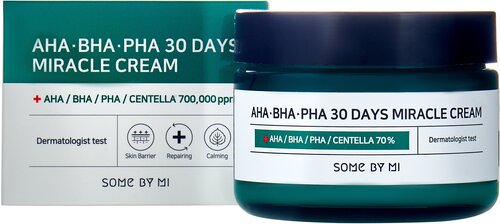 SOME BY MI AHA·BHA·PHA 30 DAYS MIRACLE CREAM Крем для лица с кислотами 60г