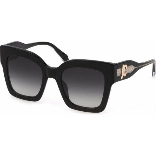 Солнцезащитные очки Just Cavalli, прямоугольные, оправа: пластик, с защитой от УФ, для женщин, черный