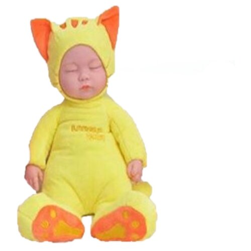 Кукла плюшевая/ Жёлтый котик. плюшевая игрушка в виде розового паука 40 см