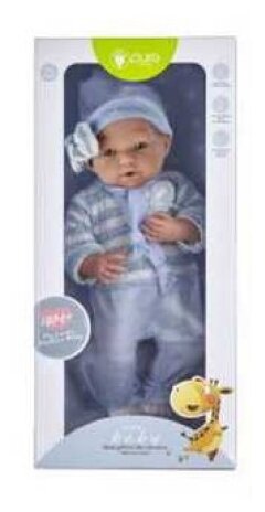 Пупс Junfa toys Pure Baby, 35 см, WJ-B9970 голубой