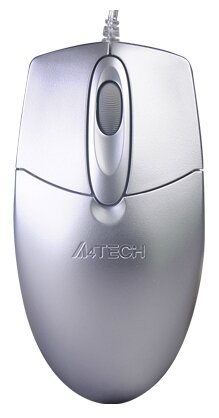 Мышь A4TECH OP-720 3D, оптическая, проводная, USB, серебристый [op-720 usb (silver)]