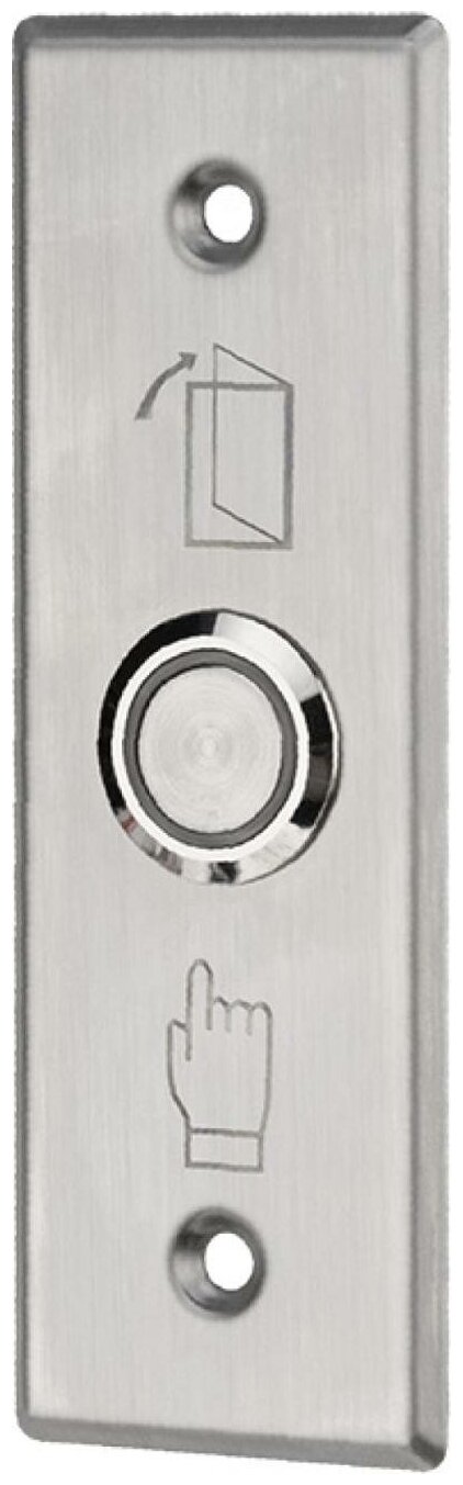 фото SECURIC Кнопка «Выход» металлическая с синей подсветкой SB-60 врезного типа