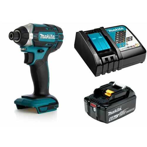 Ударный шуруповерт аккумуляторный 165Нм 18В LXT Li-Ion 1x6Ач Makita DTD152RG 2505000₽