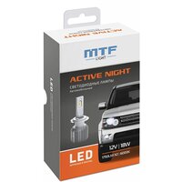 Светодиодные лампы MTF Light серия ACTIVE NIGHT, HB4, 18W, 1750lm, 6000K, комплект