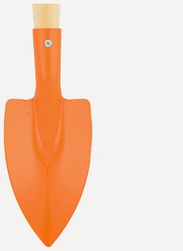 Изображение товара Совок садовый, Посадочный для земли и рассады малый с дер. черенком первичная окраска