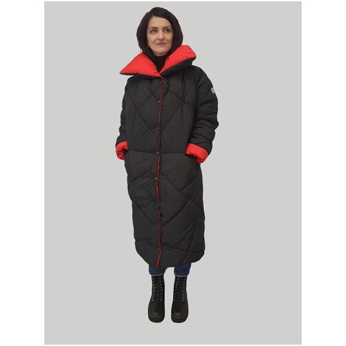 фото Пуховик linkkorn с шарфом nevermore maxi (l/xl) + варежки