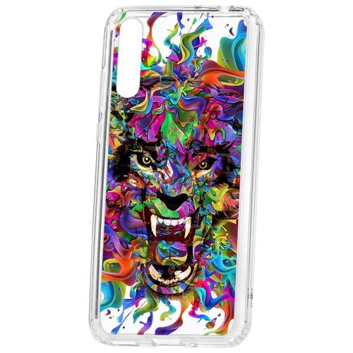 фото Чехол-накладка huawei y8p kruche print colored beast