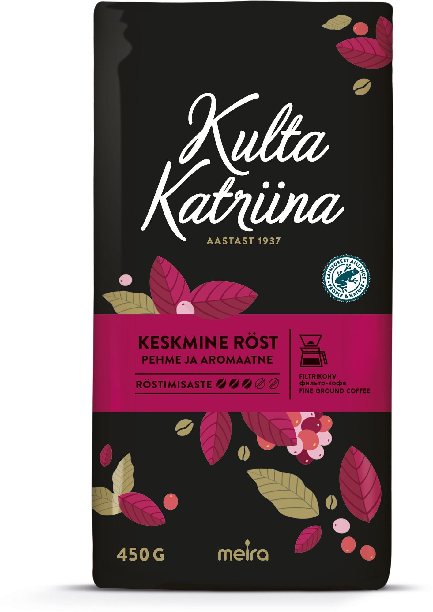 Кофе молотый Kulta Katriina Keskmine röst PREZZO