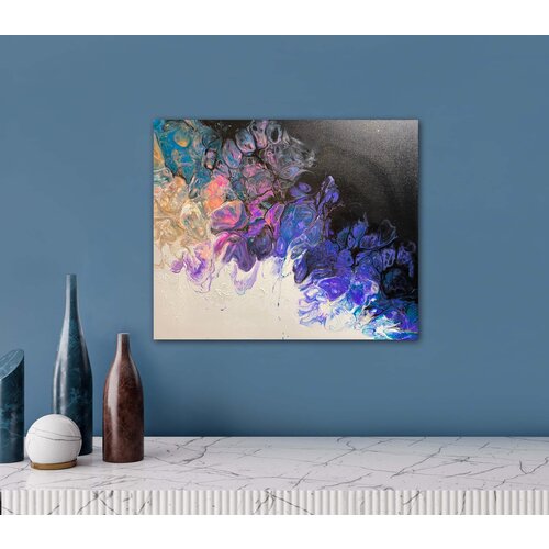 Интерьерная картина Флюид Арт Абстракция холст на подрамнике