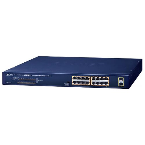 коммутатор planet ipoe e174 5 портов Коммутатор/ PLANET GSW-1820HP 16-Port 10/100/1000T 802.3at PoE + 2-Port 1000X SFP Ethernet Switch (2