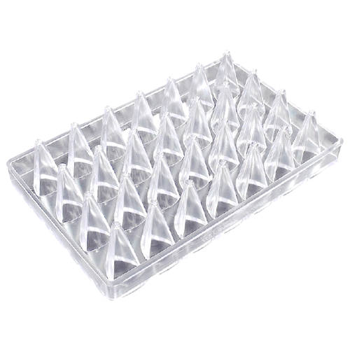 Форма для шоколада Martellato Triangular Pyramid MA4005, прозрачный