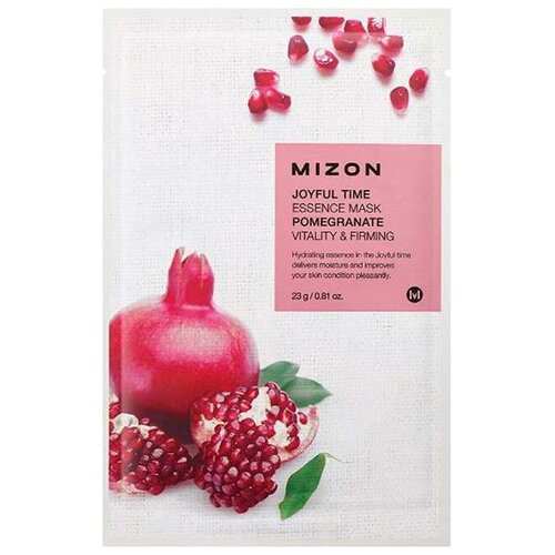 Mizon~Оздоравливающая тканевая маска против воспалений~Joyful Time Essence Mask Pomegranate