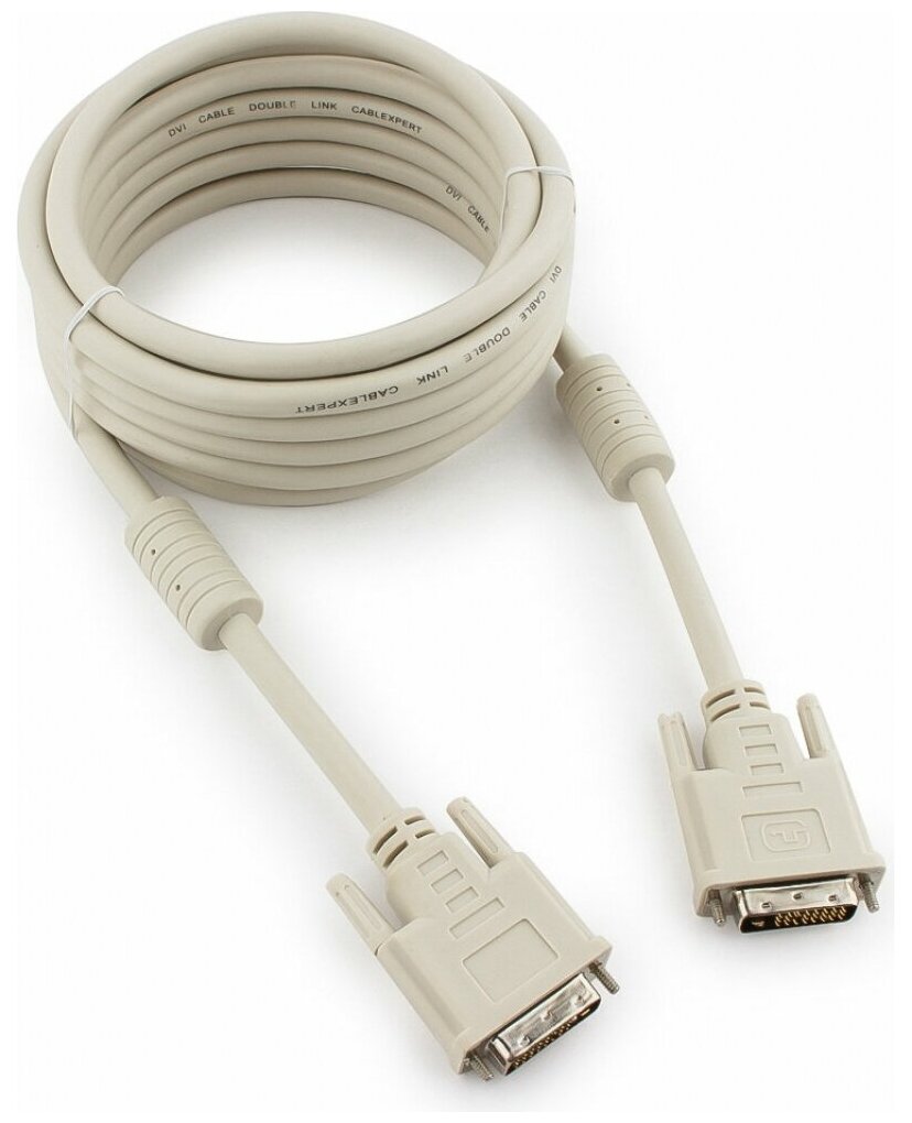 кабель для монитора DVI-D-DVI-D Dual Link 4.5 метров Cablexpert - фото №6