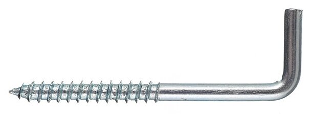 фото Шуруп с Г-образным крюком 5.0x60 мм (2 шт.)