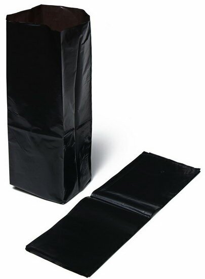 Пакет для рассады 10 л 14 x 45 см полиэтилен толщиной 120 мкм с перфорацией чёрный 10 шт.