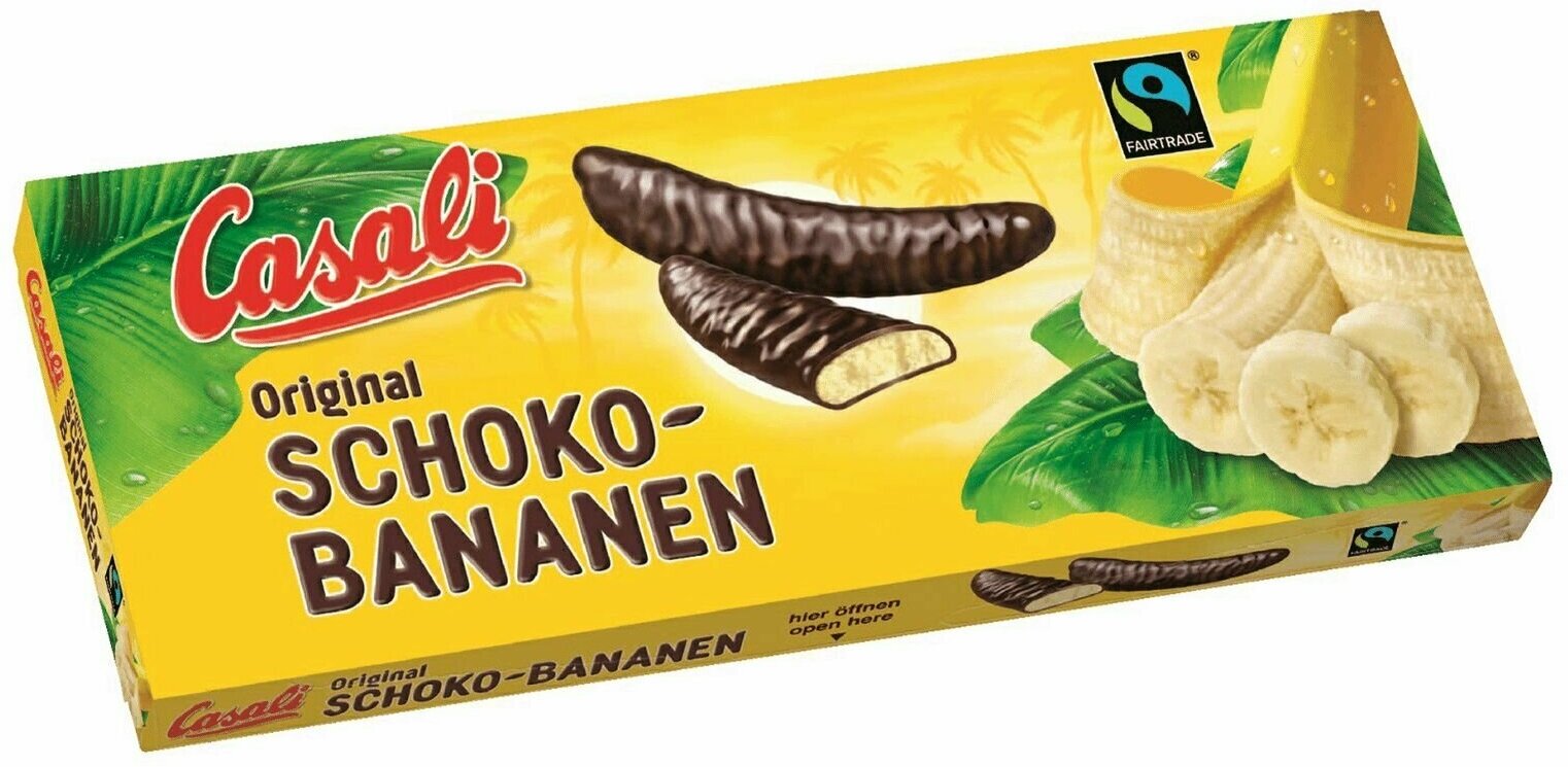 Суфле в шоколаде Casali Schoko-Bananen банановое, 300 г, 2 шт